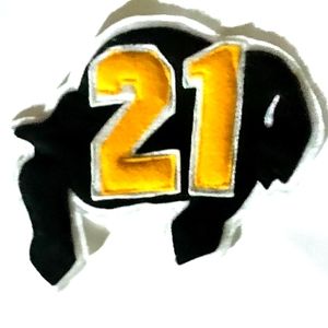 NEW Colorado Buffaloes #21 Shilo Sanders Patch/Emblem/Logo/Appliqué! Wool. 6.6"